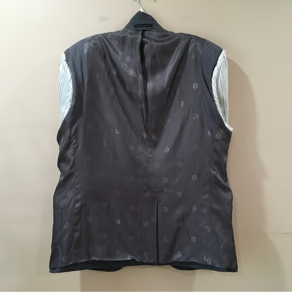 Lauren Ralph Lauren Mens 44s Wool Polyester Blend Sport Coat Blazer Jacket Gray - Picture 5 of 8